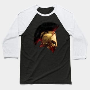 Spartan Helmet Baseball T-Shirt